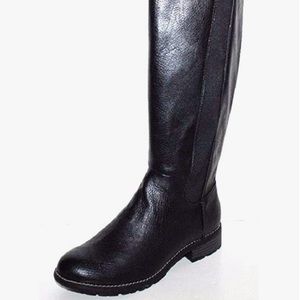 GH bass Derica faux leather boot w/ elastic insert and non-slip sole size 7.5